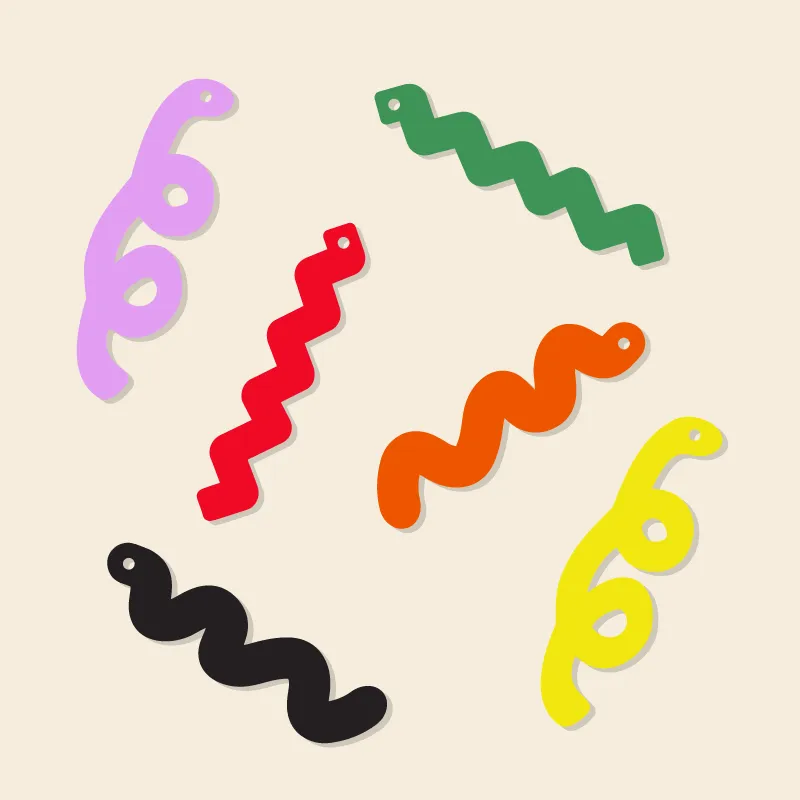 © Swizzle Sticks Trio - 3 pair Set