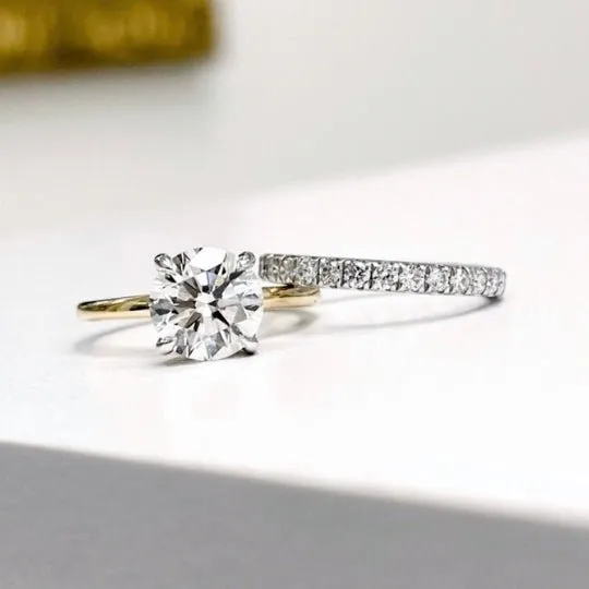 1 Carat Round Cut Diamond - Q-R IF - 0.90ct - 214289