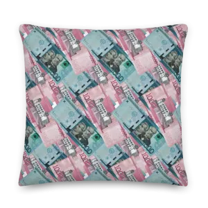 1000 y 2000 Dominican Pesos Premium Pillow