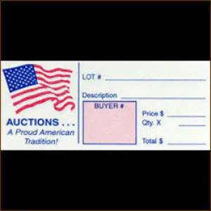 12 Ticket Freedom Clerk Sheets (100/Pack)
