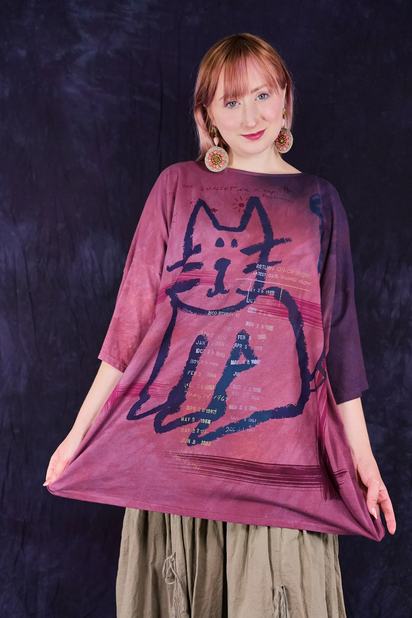 1236HD Line Tee Vineyard Night Cat 31"