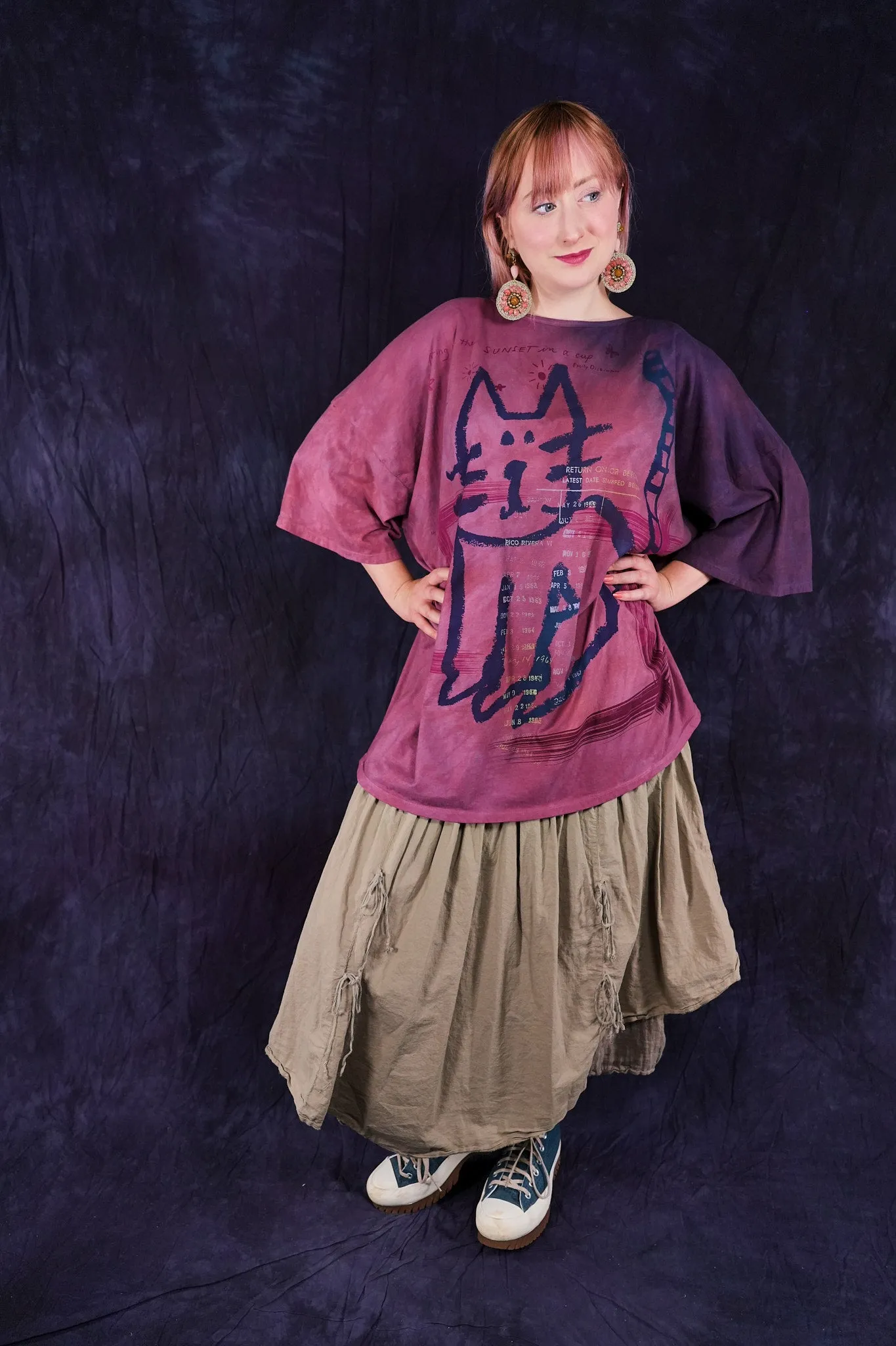 1236HD Line Tee Vineyard Night Cat 31"