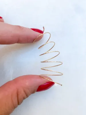 18k Gold Coil Ring