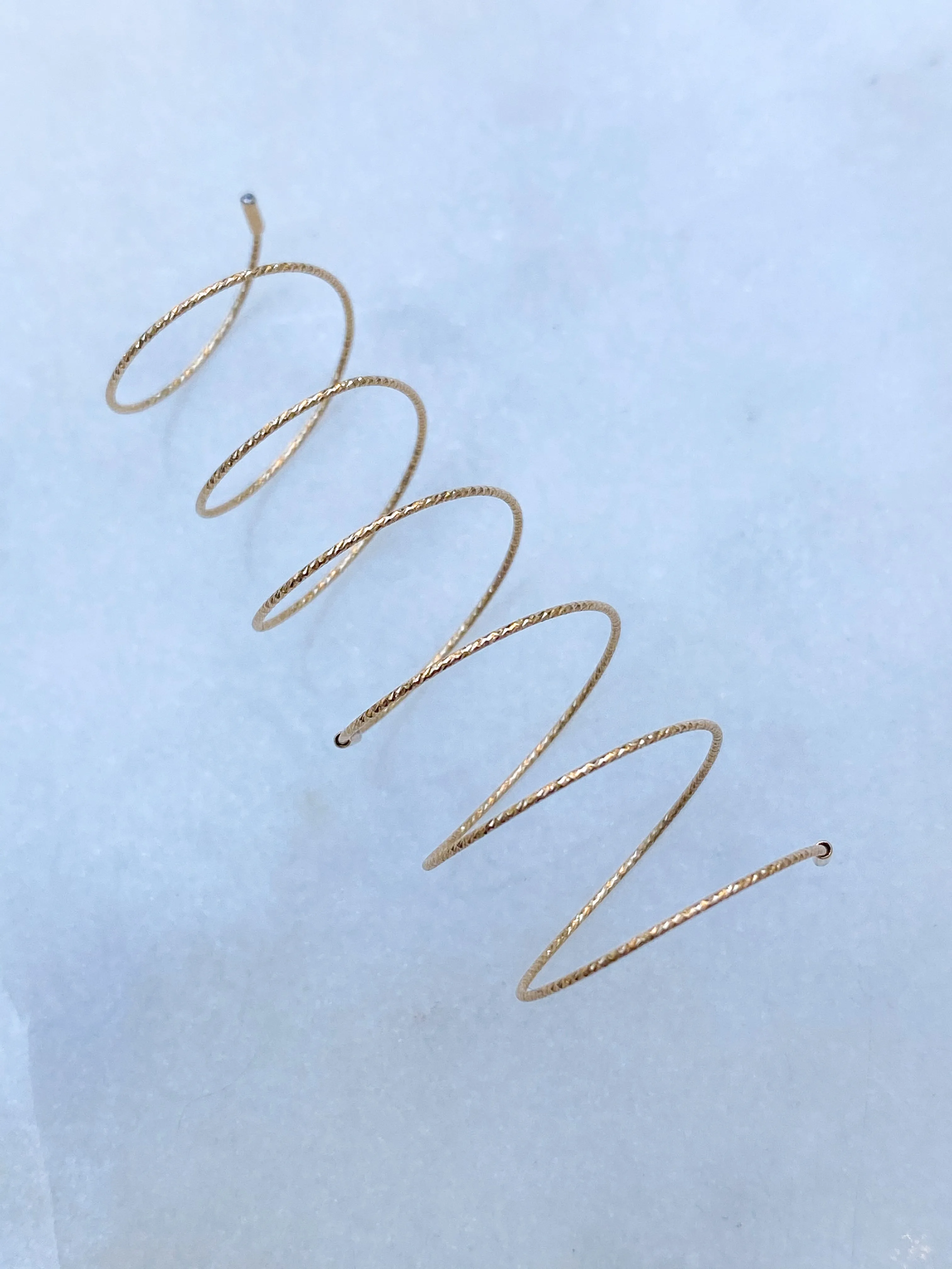 18k Gold Coil Ring