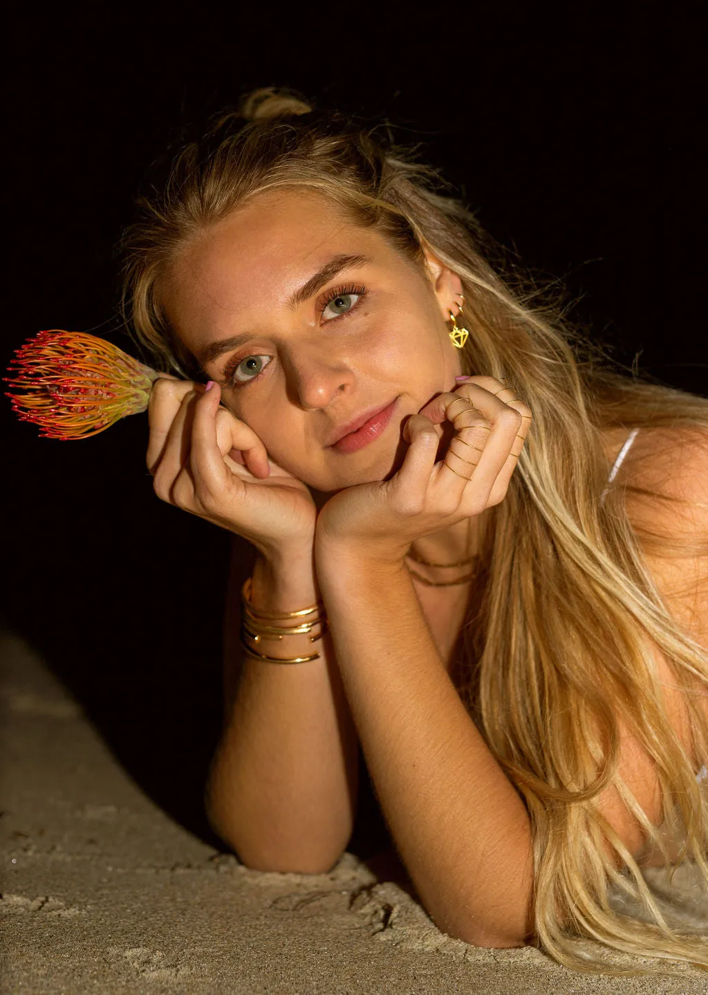 18k Gold Coil Ring