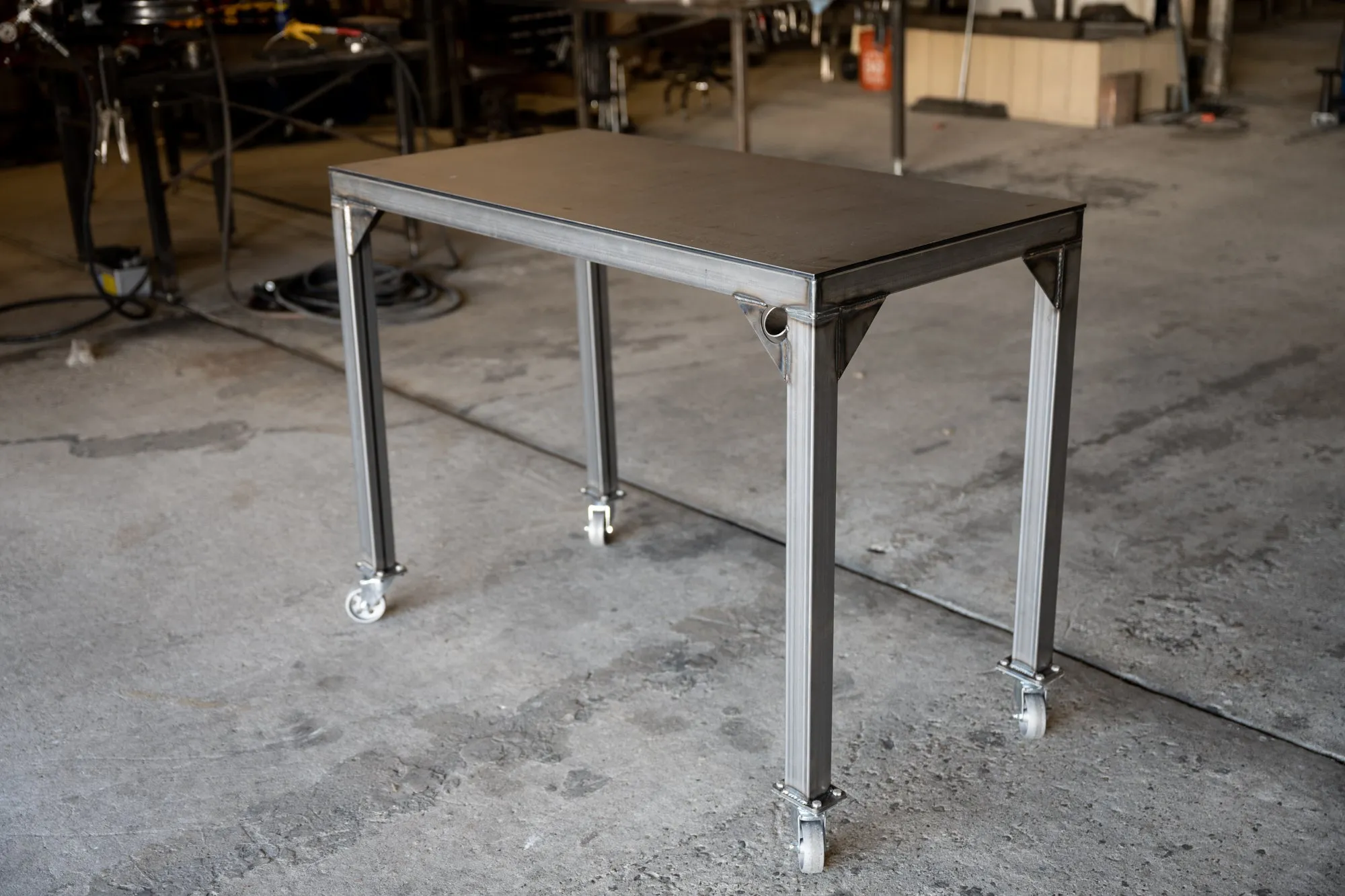 2' x 4' Heavy Duty Welding Table on Wheels 24" x 48" *Local Pickup Only*