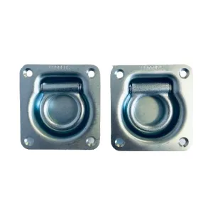 2 x Recessed Heavy Duty Lashing Ring, Tie Down Point