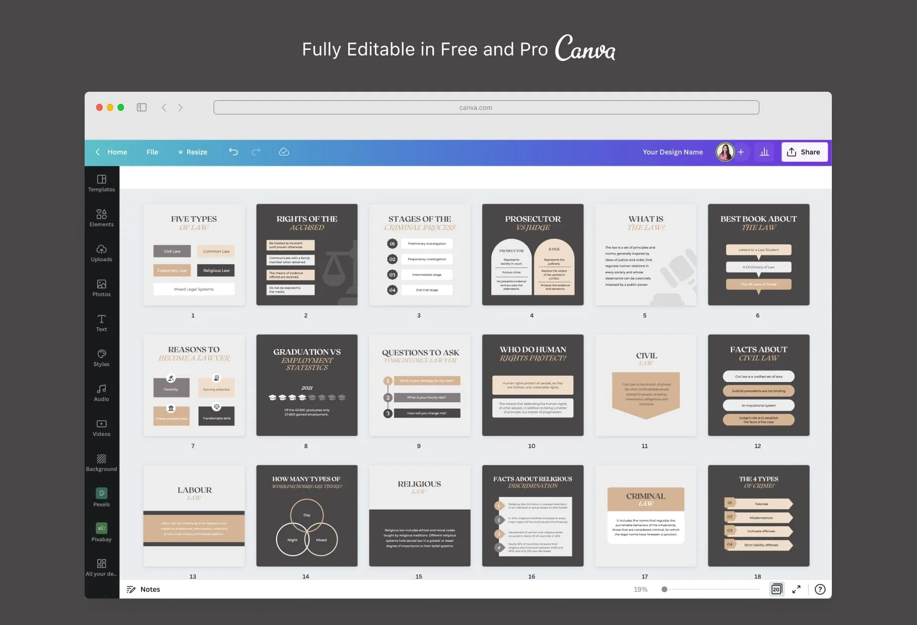 20 Law Infographics Instagram Engagement Posts Fully Editable Canva Templates