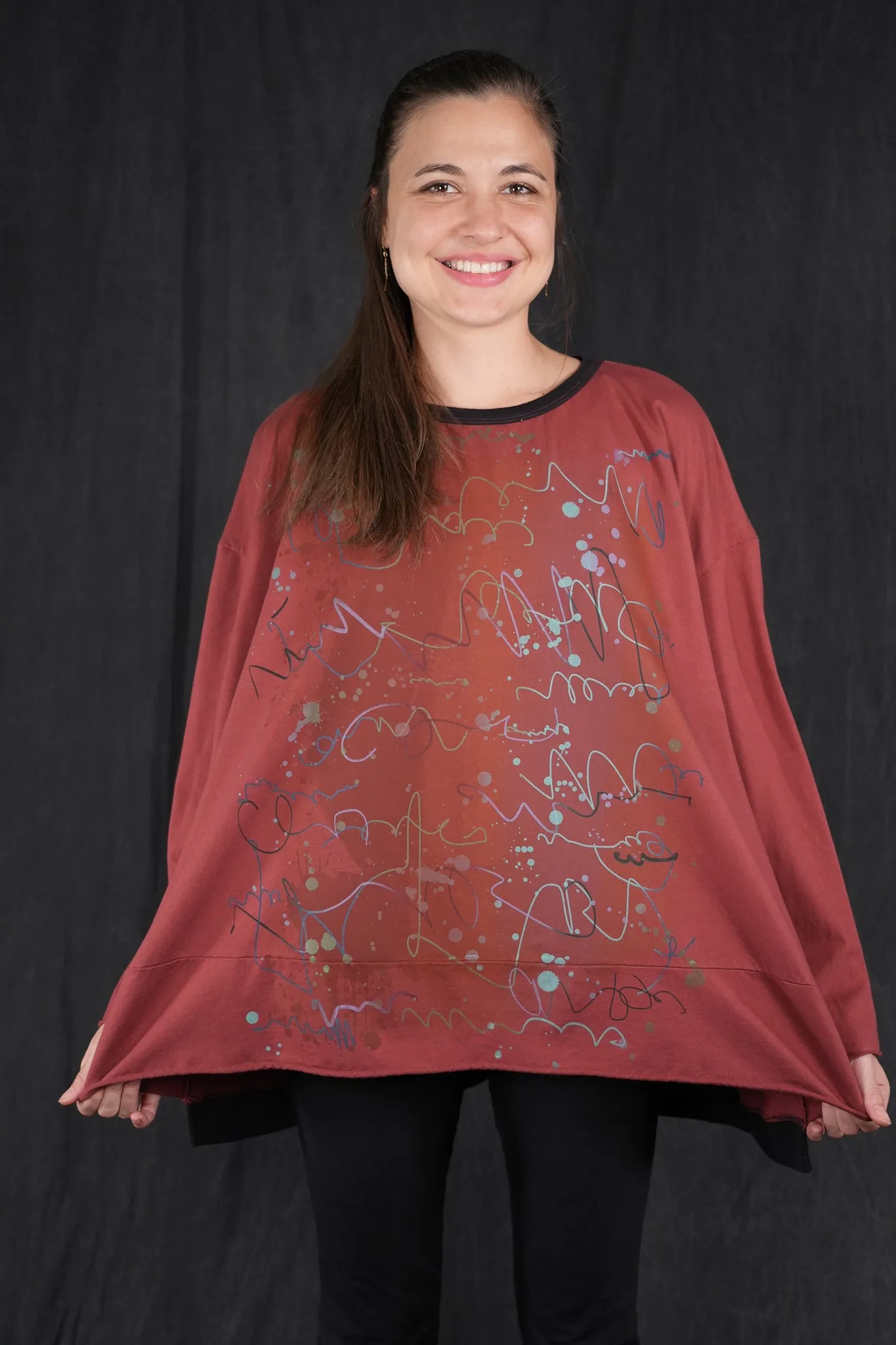 2321 Contrast Bind Sweatshirt Nepal-P