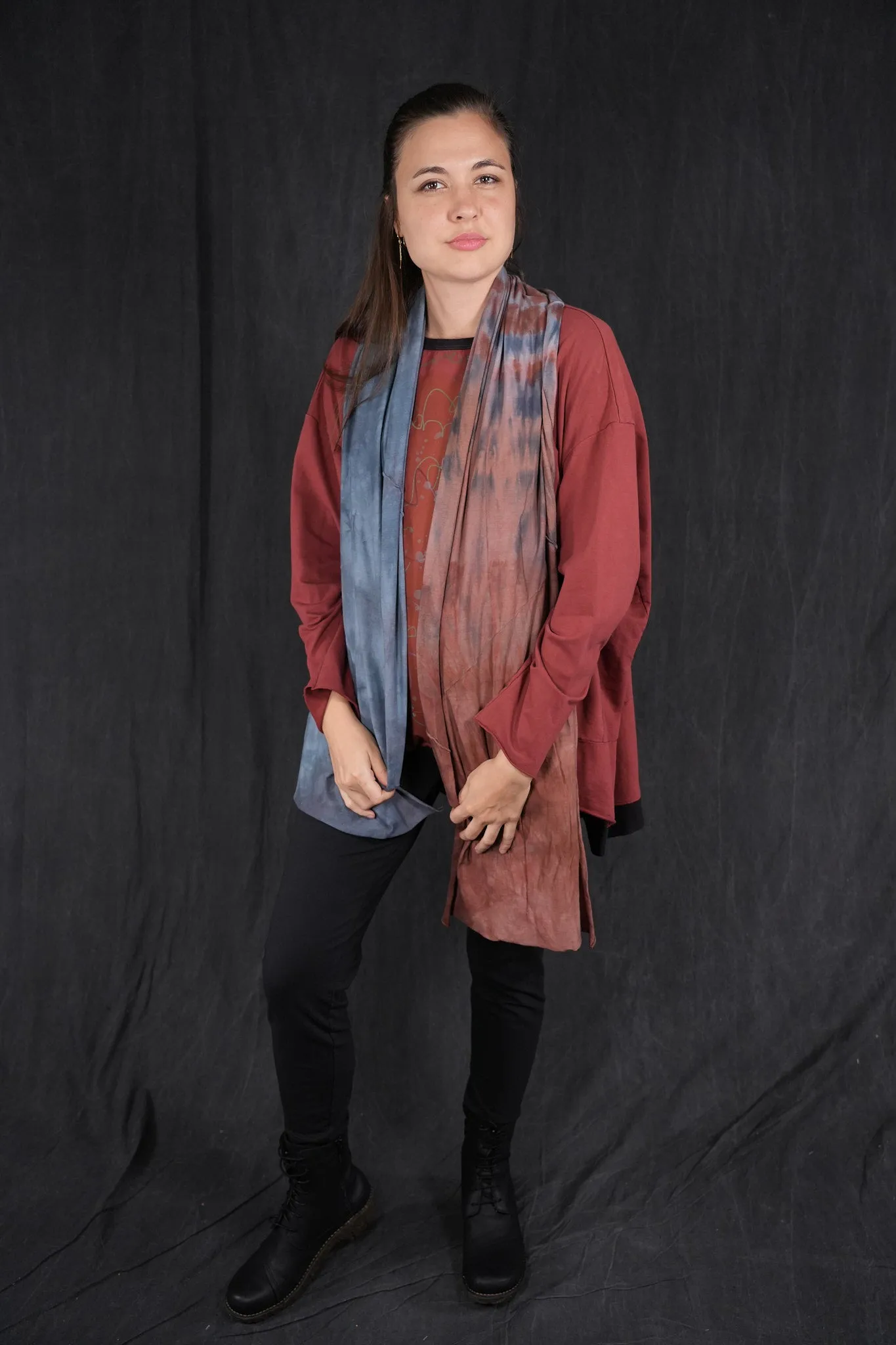 2321 Contrast Bind Sweatshirt Nepal-P