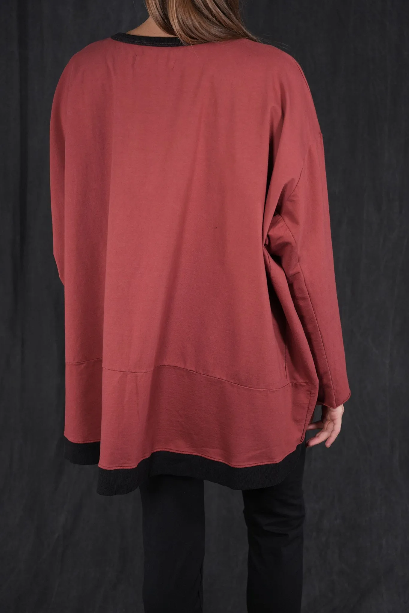 2321 Contrast Bind Sweatshirt Nepal-P