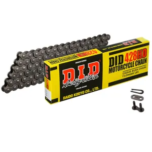 428HD x 132 heavy duty chain w/ RJ clip link DID (428HD132)