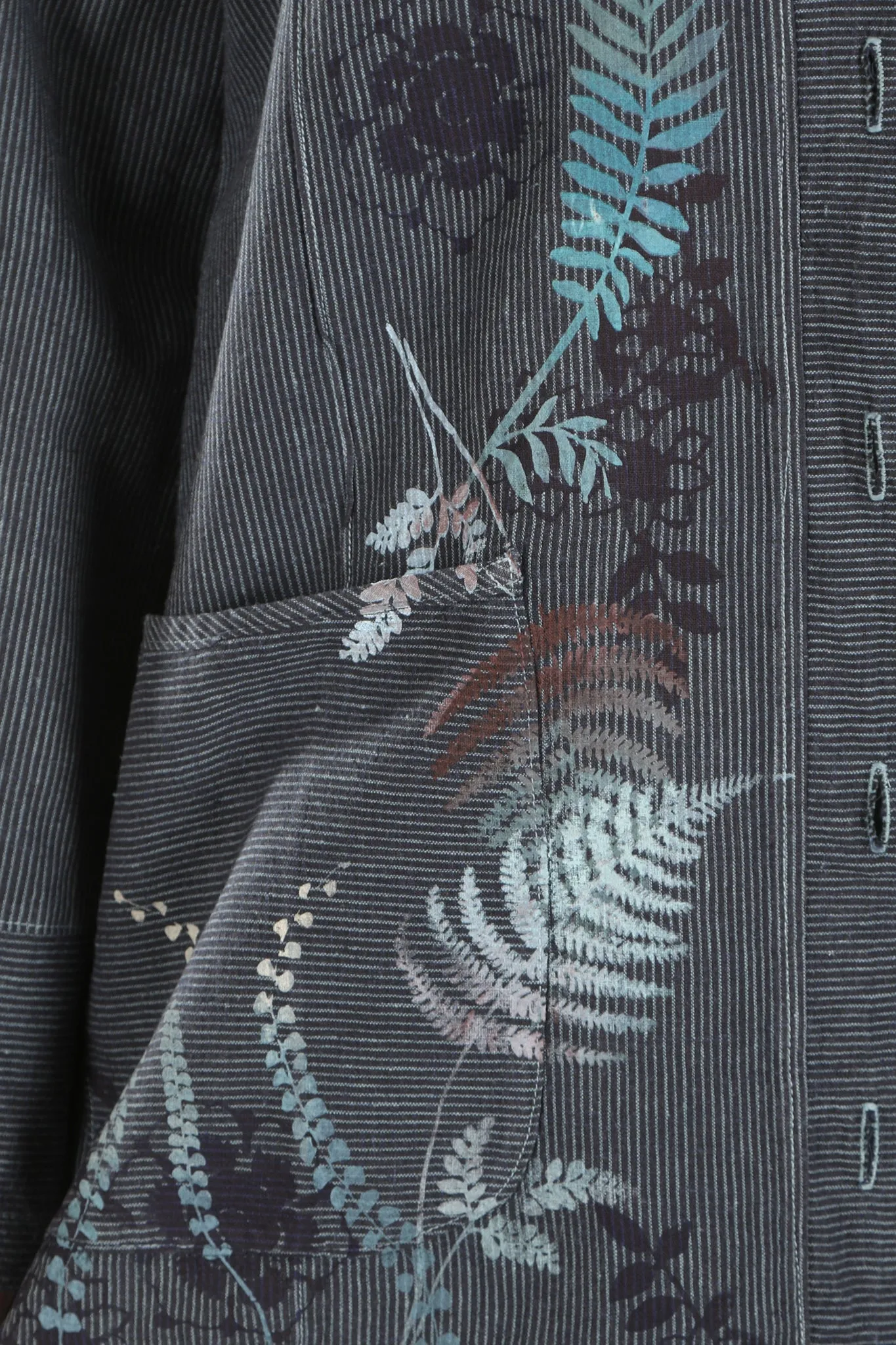 5265 Striped Jacket Kingfisher/Indigo-P