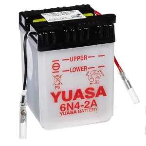 6N4-2A DG Battery with acid pack Yuasa (6N42APK)