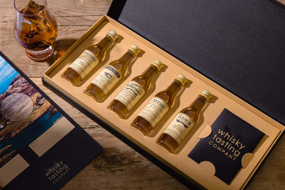 90th birthday premium and old Scotch whisky gift set