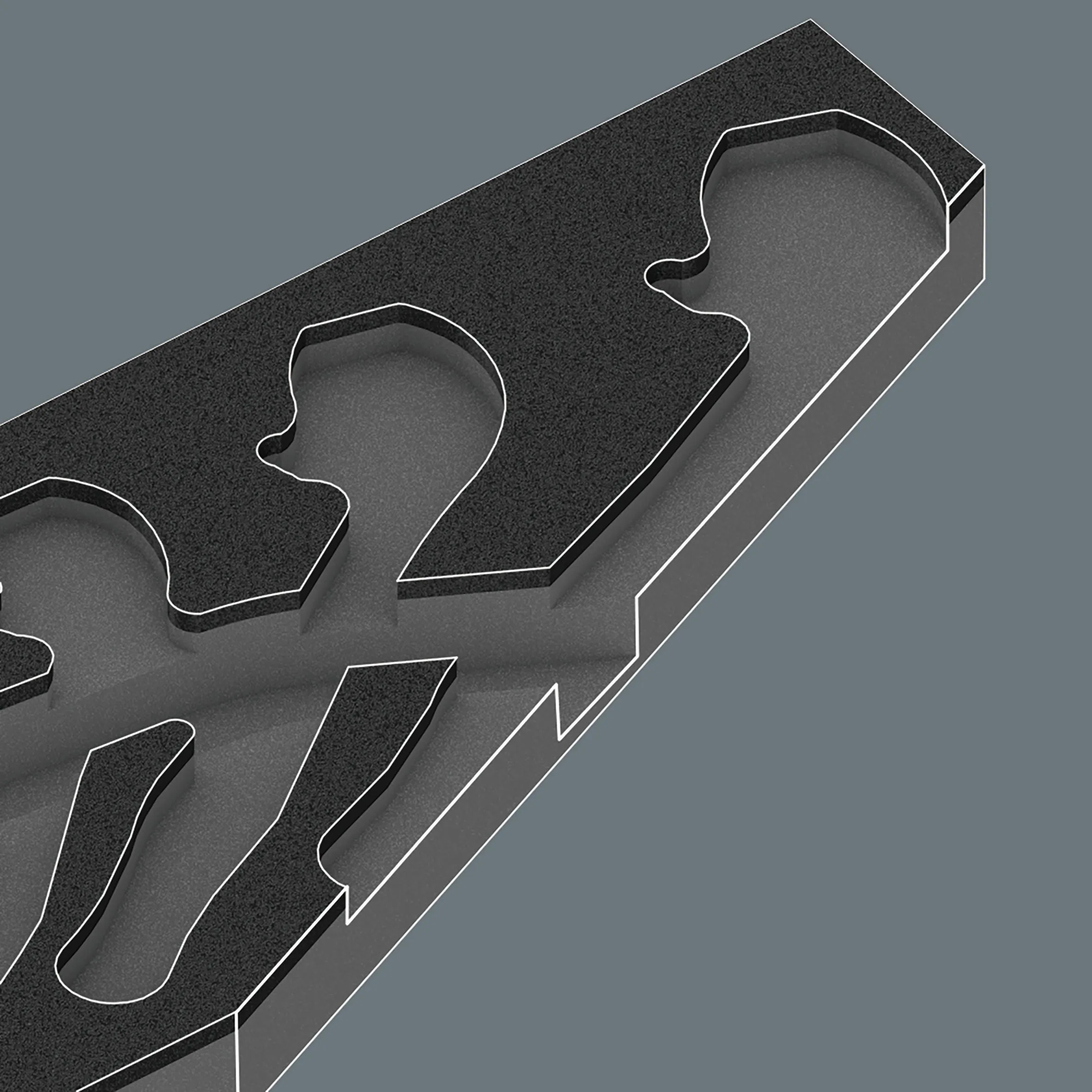 9732 Foam insert 6004 Joker set 1, 5 pieces - 05150122001