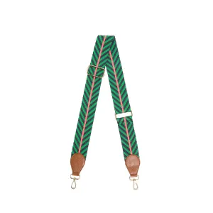 ACCENT STRAP - TAN (GREEN/NAVY CHEVRON)