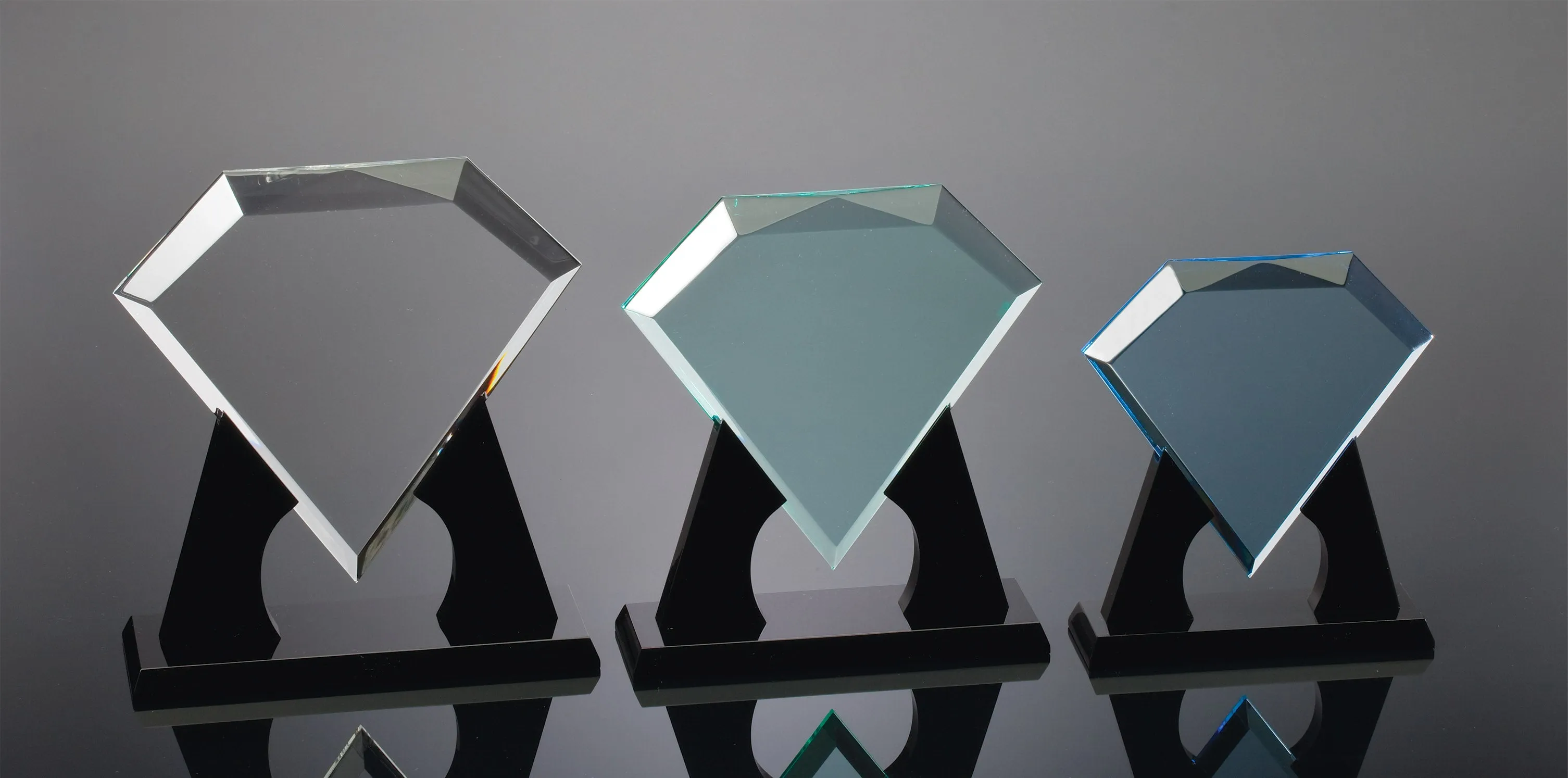 Acrylic Award - Diamond With Stand