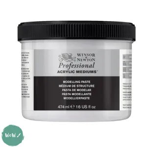 ACRYLIC MEDIUMS - Winsor & Newton PROFESSIONAL -  MODELLING PASTE - 474ml