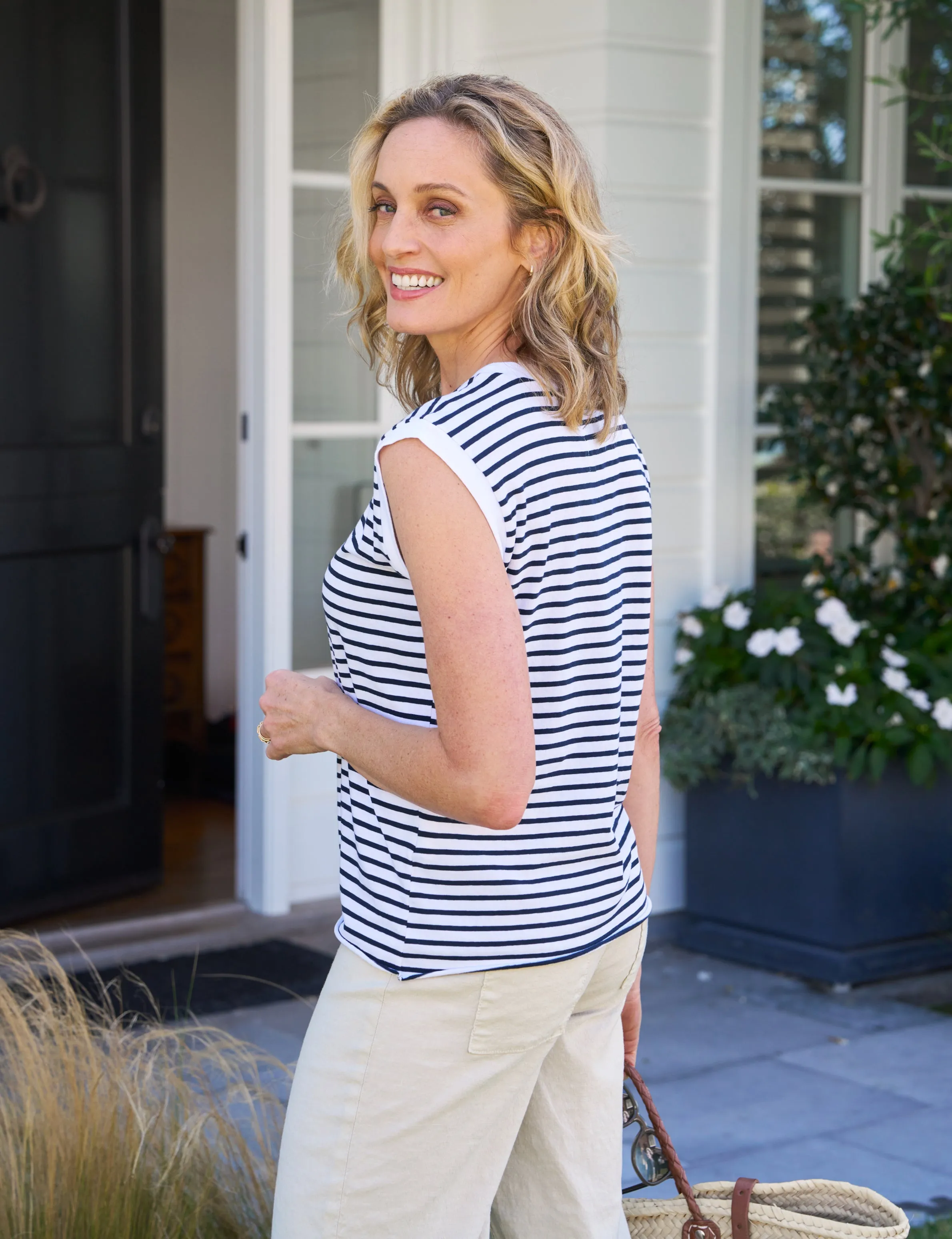 AIDEN Navy French Stripe, Heritage Jersey