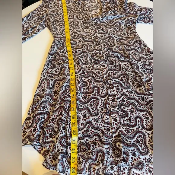 A.L.C. Floral 100% Silk Mini Casual Dress