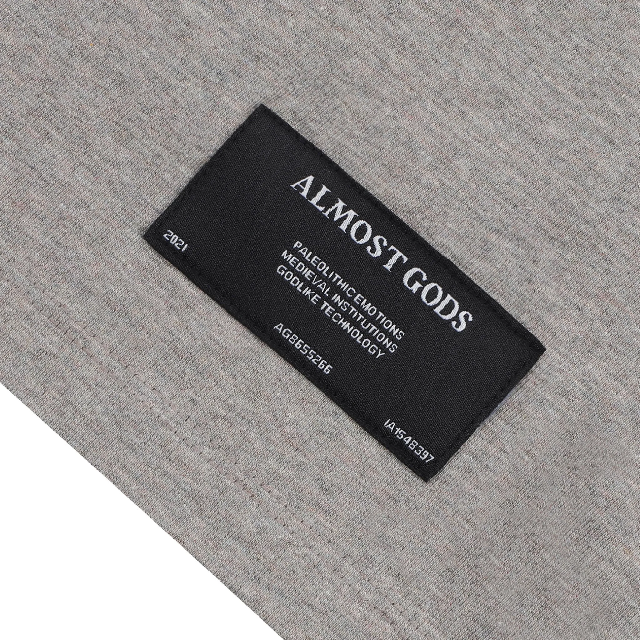 Almost Gods Lion Eats Sun Tee (Grey)