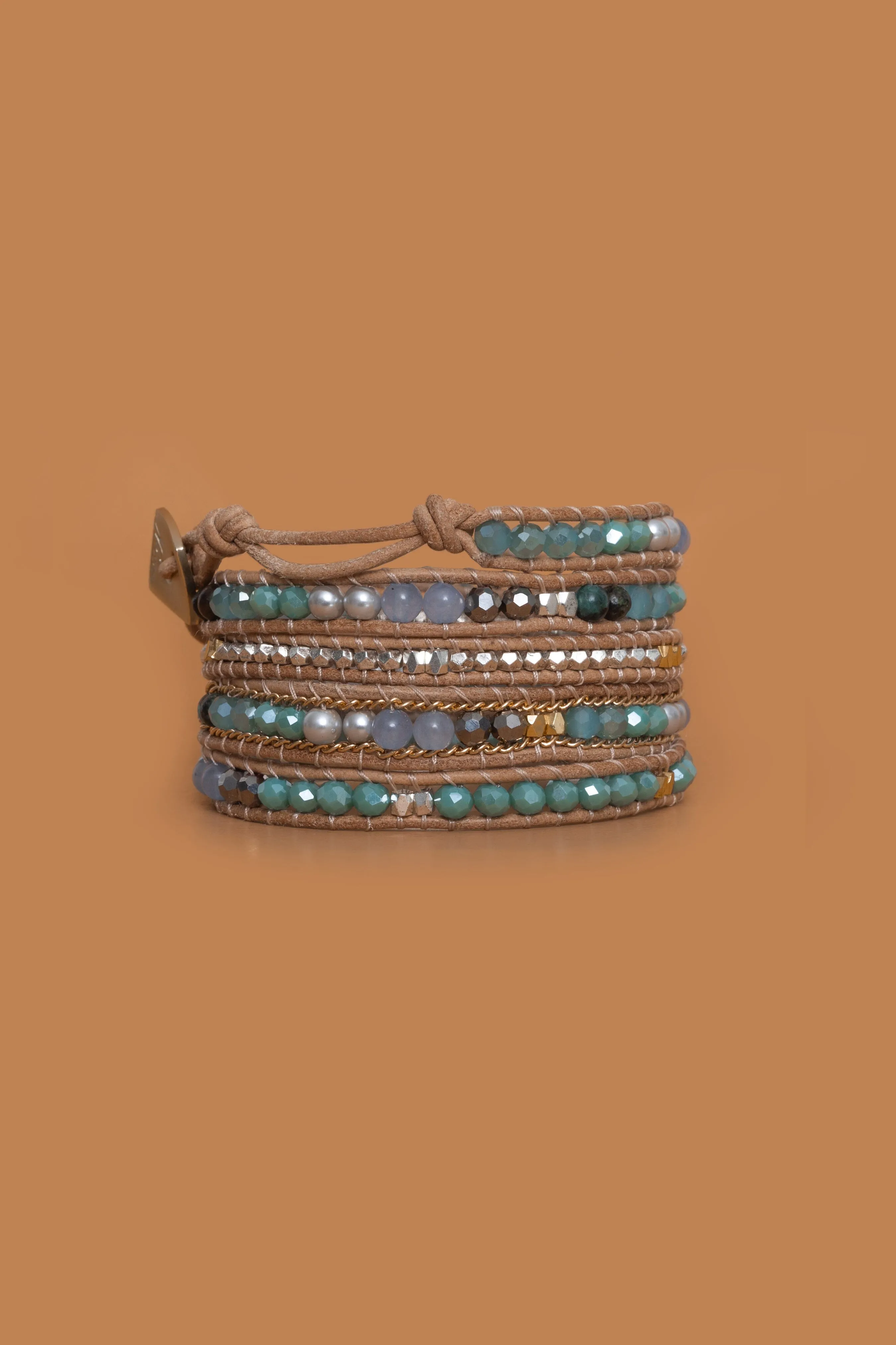 Amazonite Five Layer Wrap