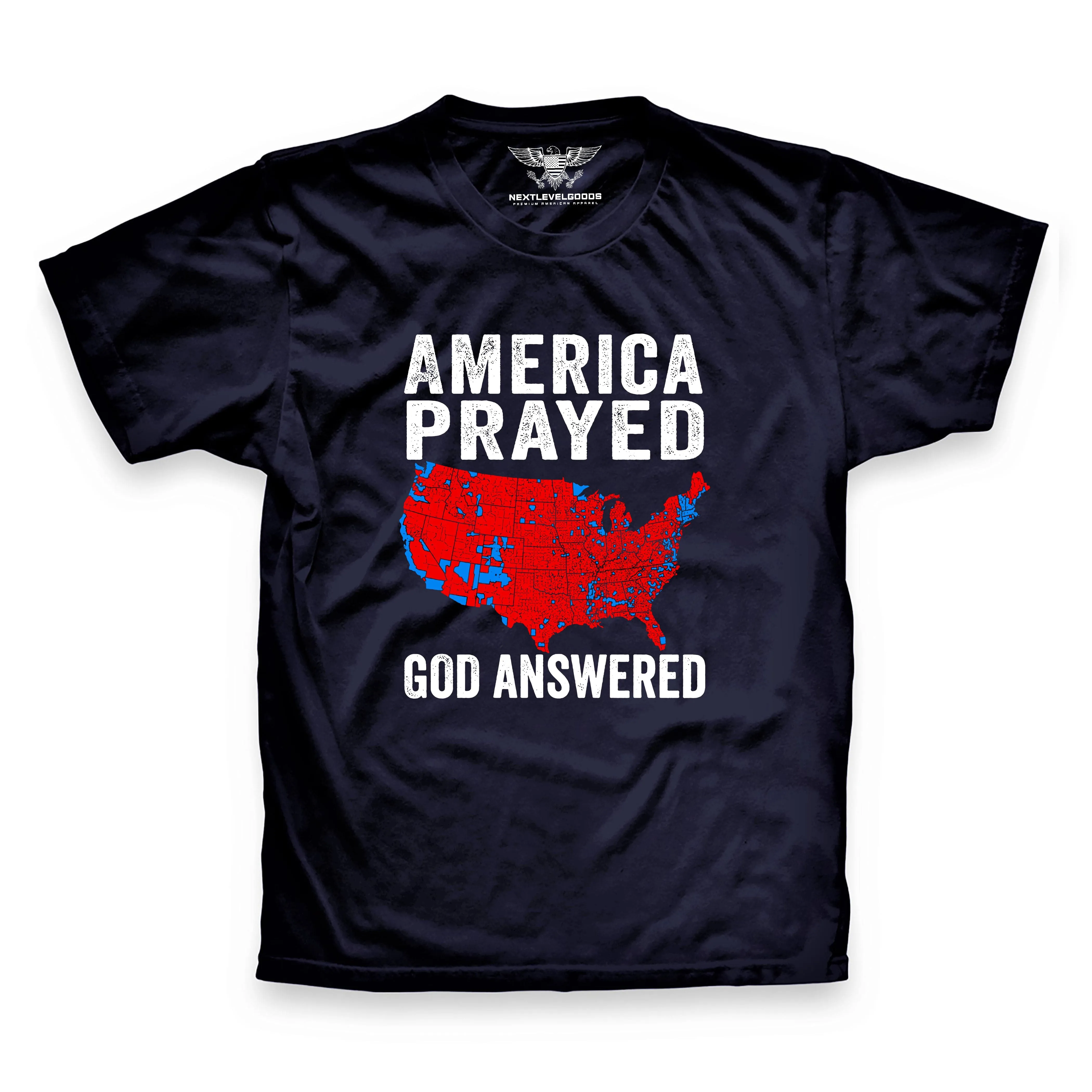 America Prayed God Answered Premium T-Shirt