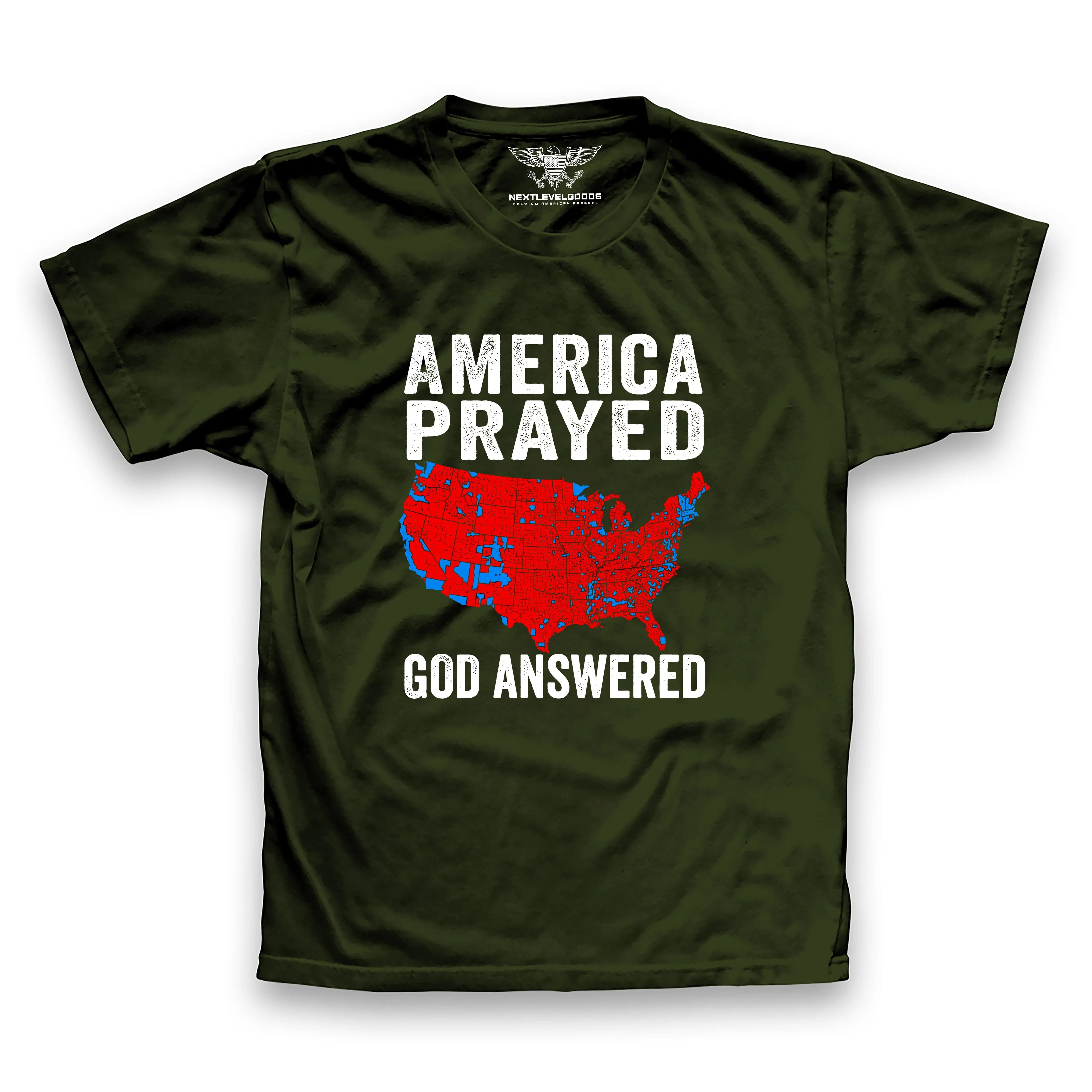 America Prayed God Answered Premium T-Shirt