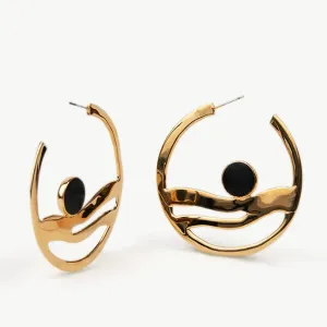 Anga Statement Hoop Earrings