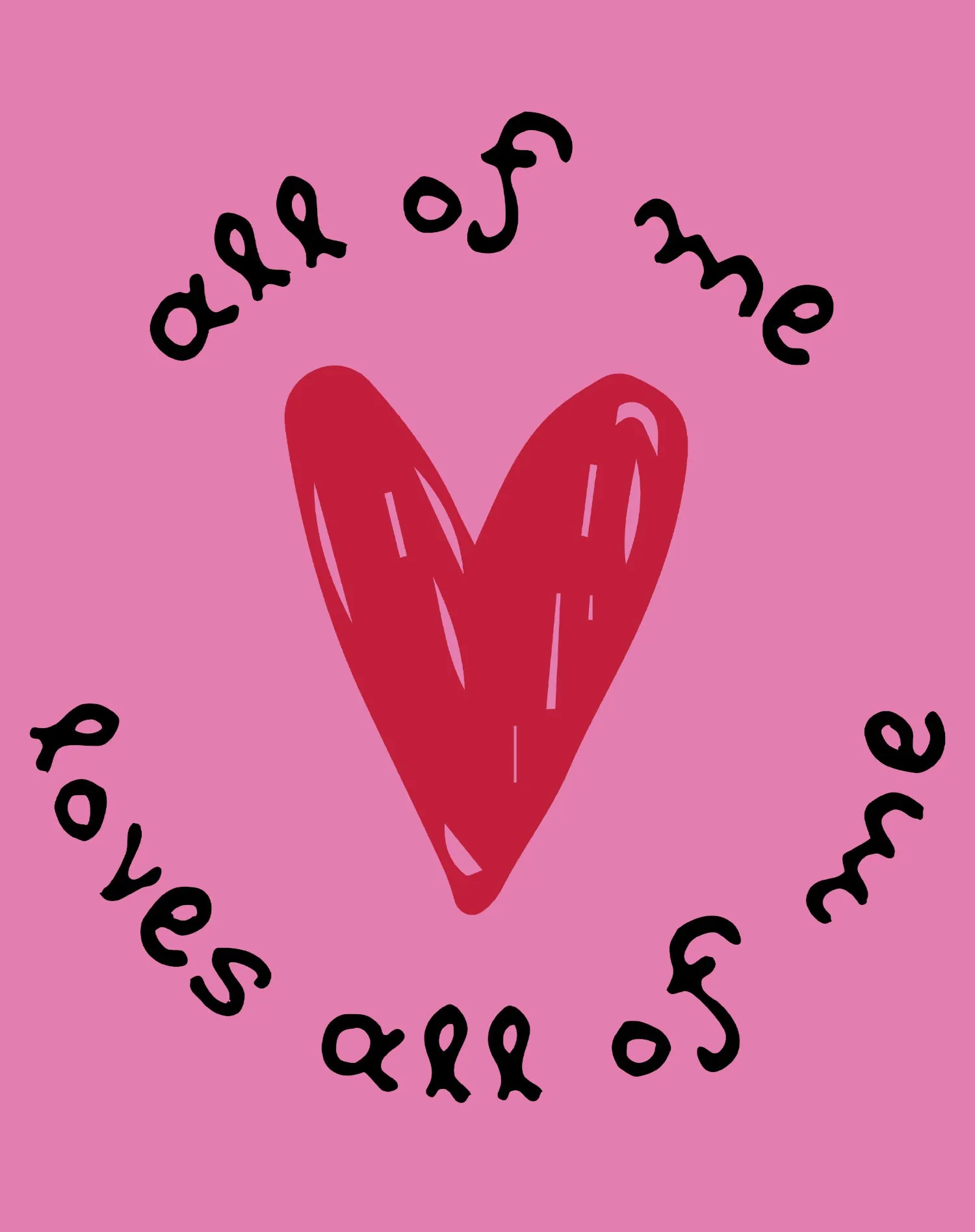 Anti Valentine All Of Me Men's T-shirt