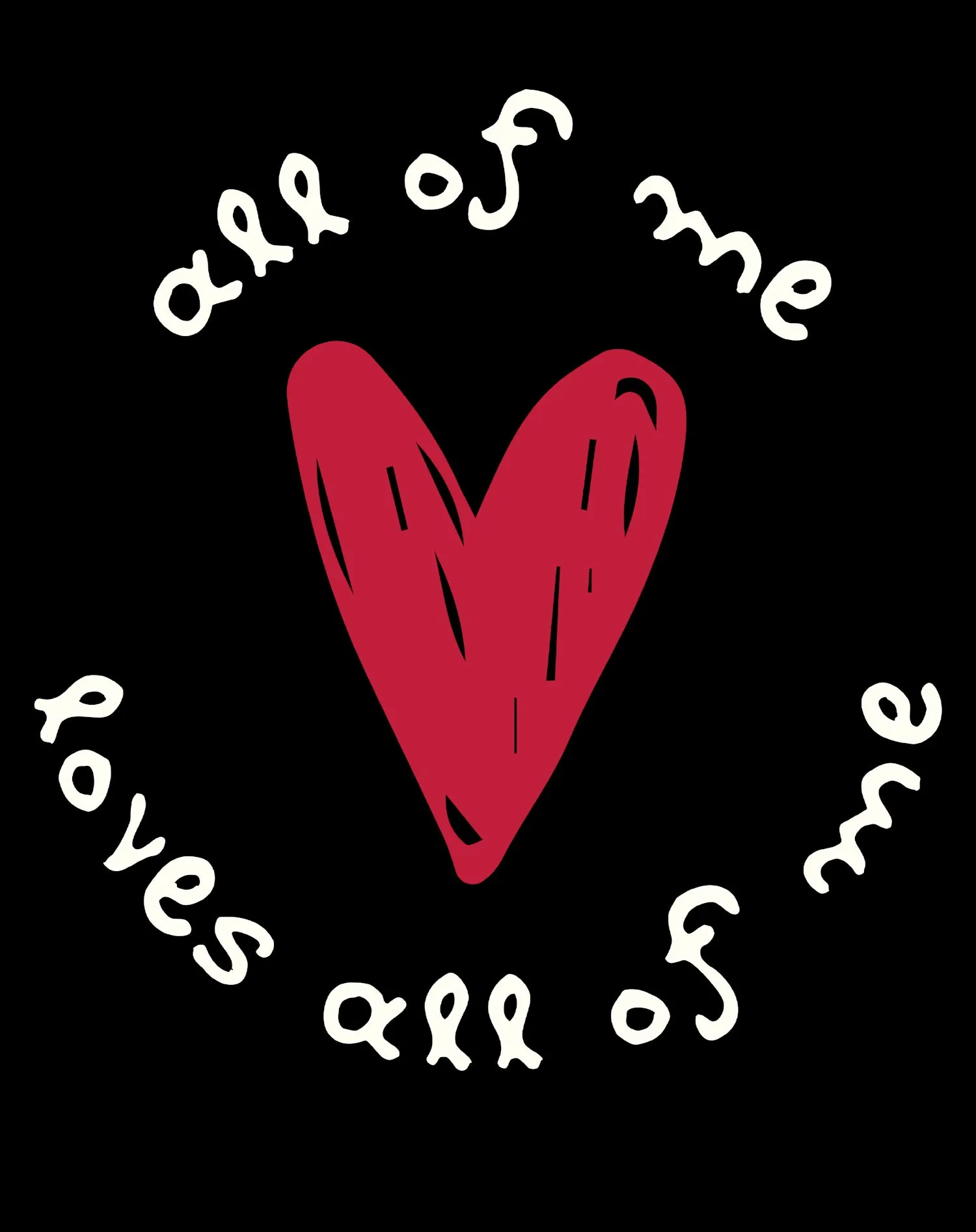 Anti Valentine All Of Me Men's T-shirt