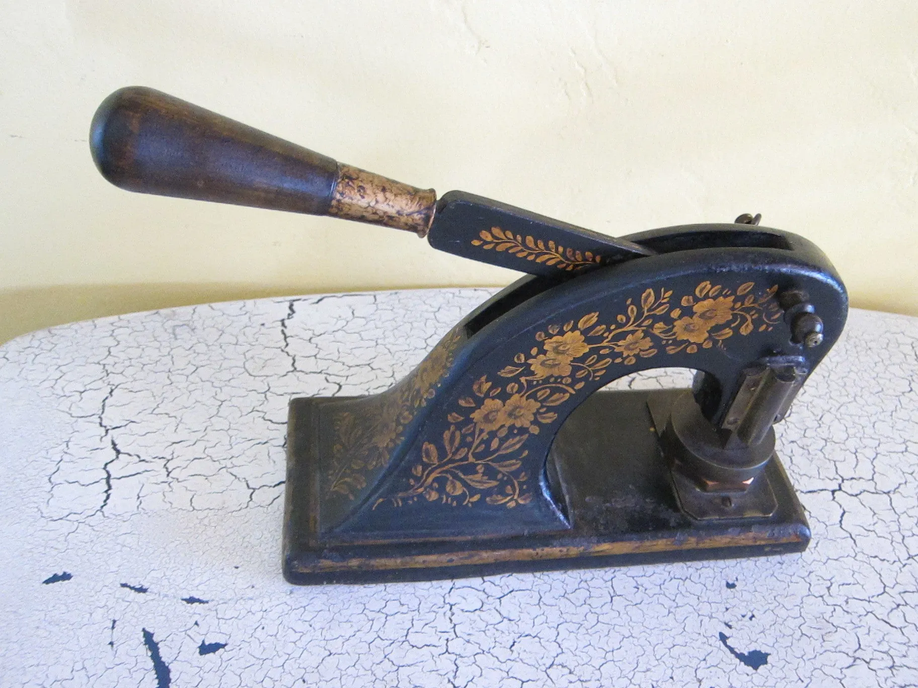 Antique Cast Iron Corporate Seal for Gas & Water Co