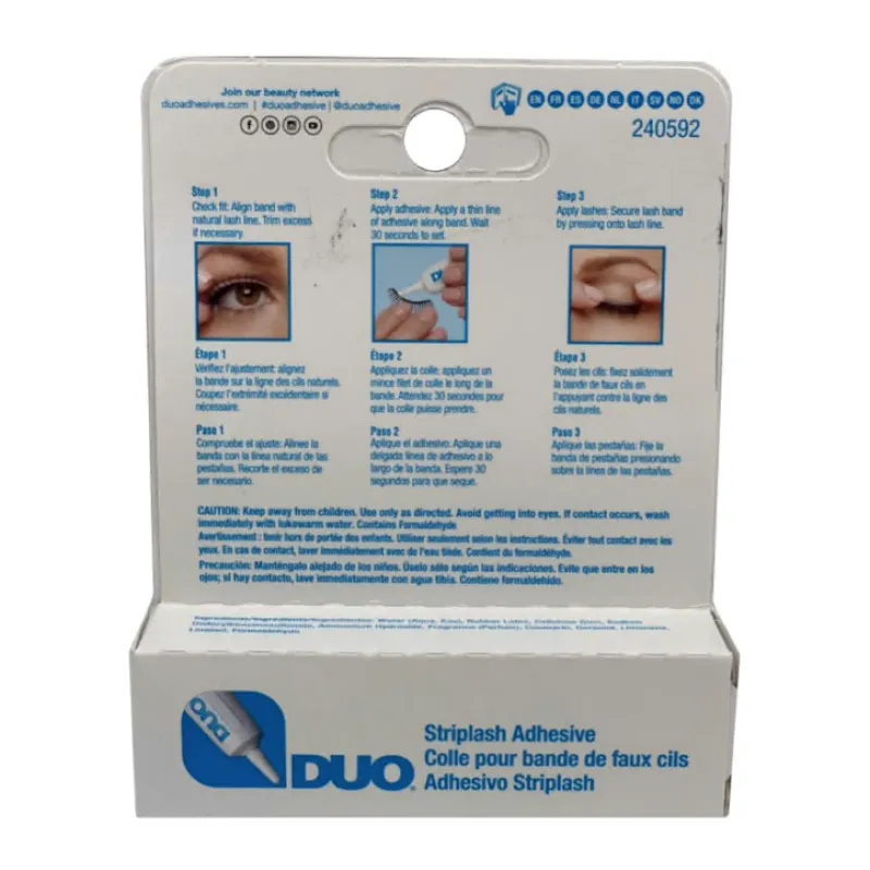 Ardell Duo Adhesive For Strip False Eyelash - White/Clear