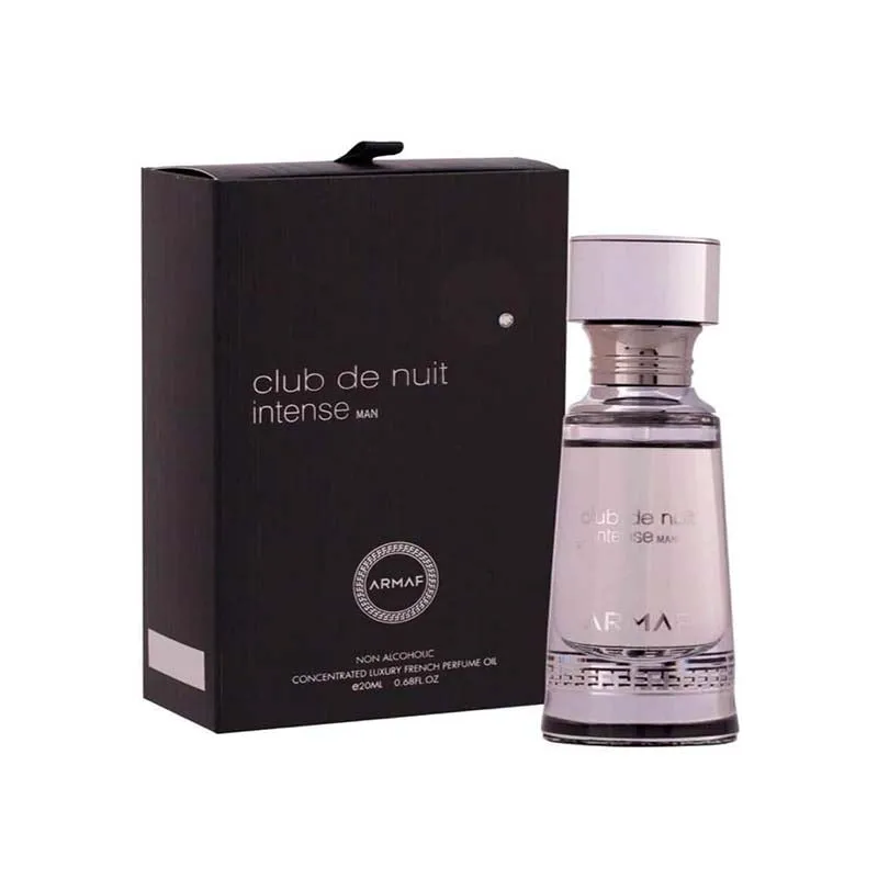 Armaf Club De nuit Intense Concentrated French Perfume Oil Alcohol Free (Attar)-20ml