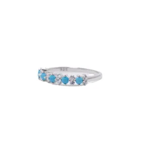 Ataro Turquoise Ring in Silver
