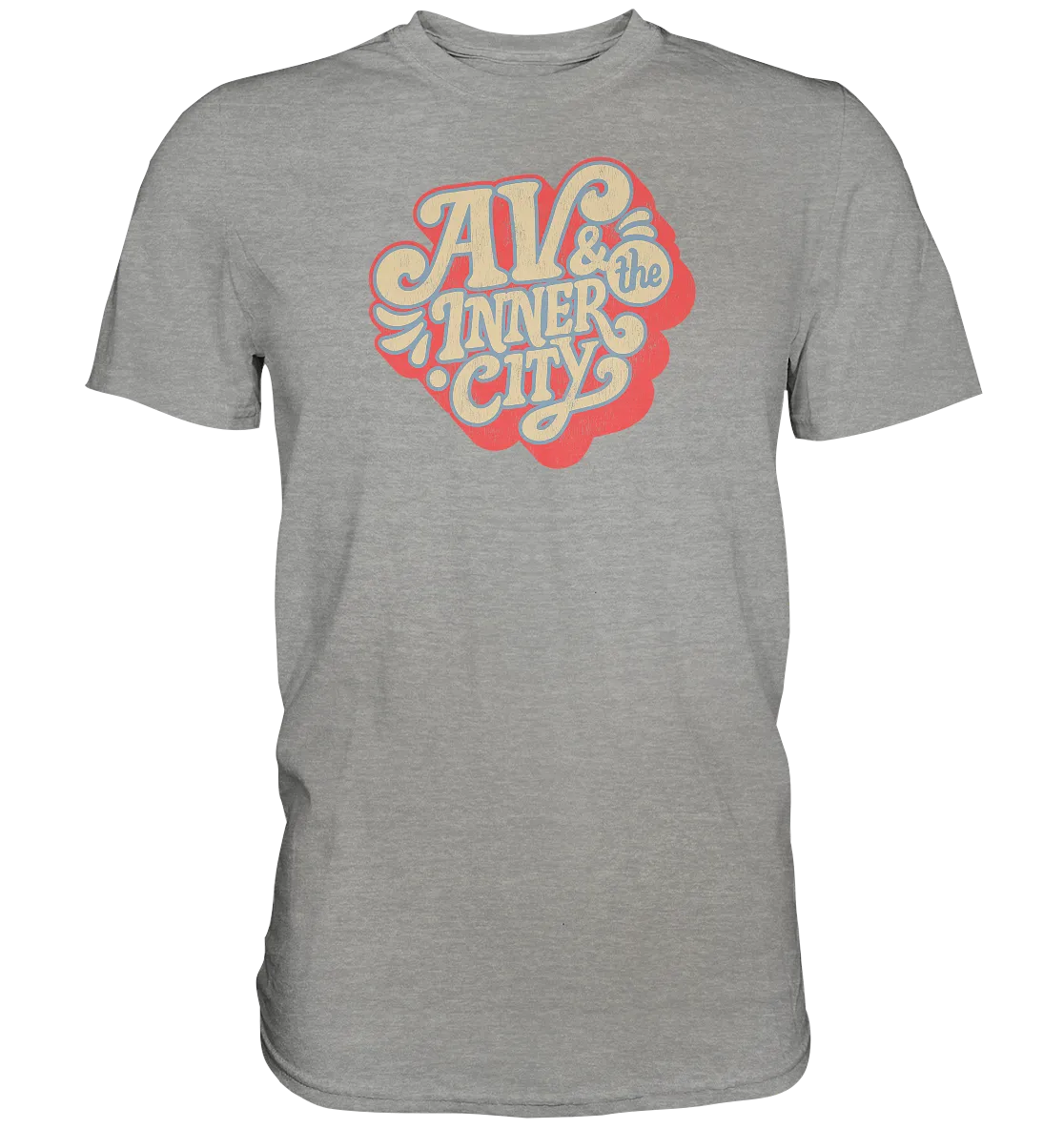 AV & the Inner City / Orange and Yellow Logo- Premium Shirt