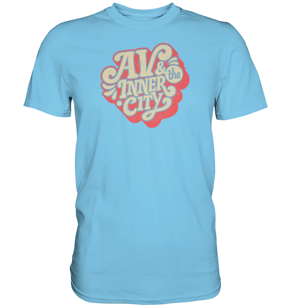 AV & the Inner City / Orange and Yellow Logo- Premium Shirt