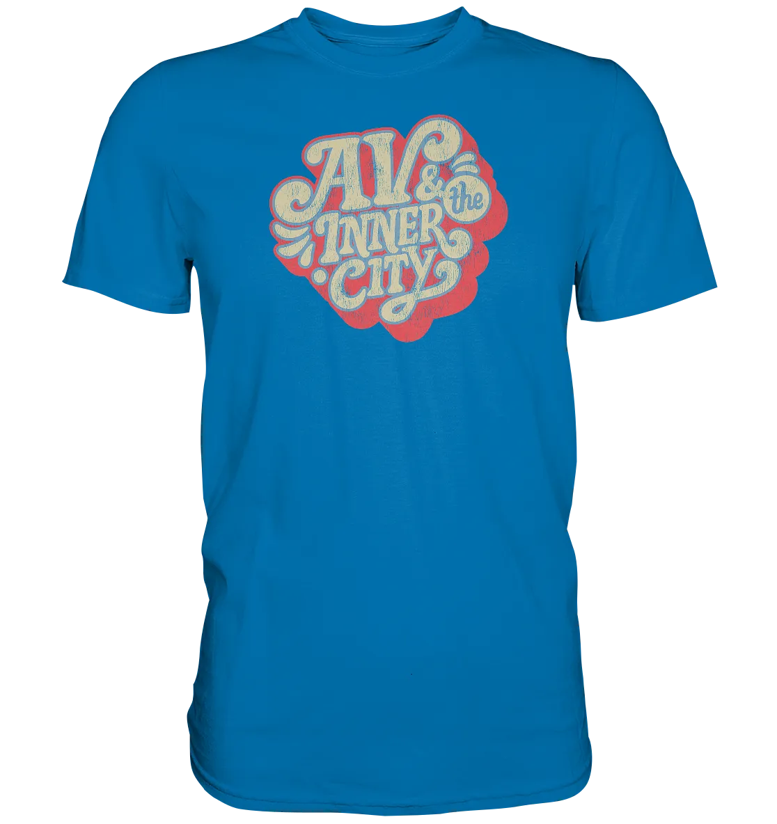 AV & the Inner City / Orange and Yellow Logo- Premium Shirt