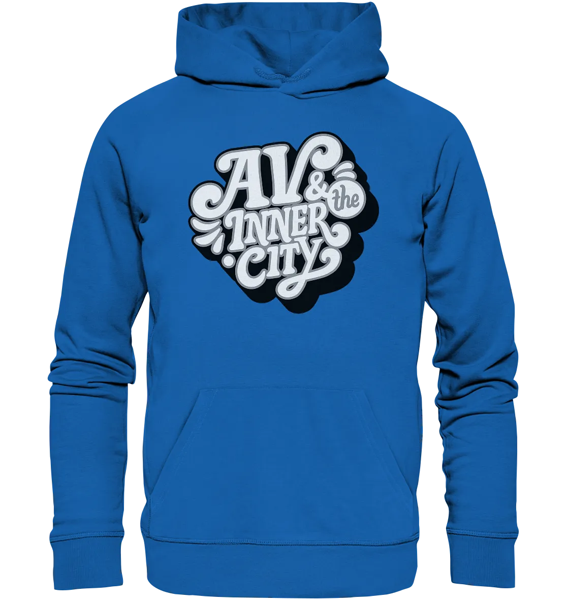 AV & the Inner City / Premium Hoodie with White and Black Logo