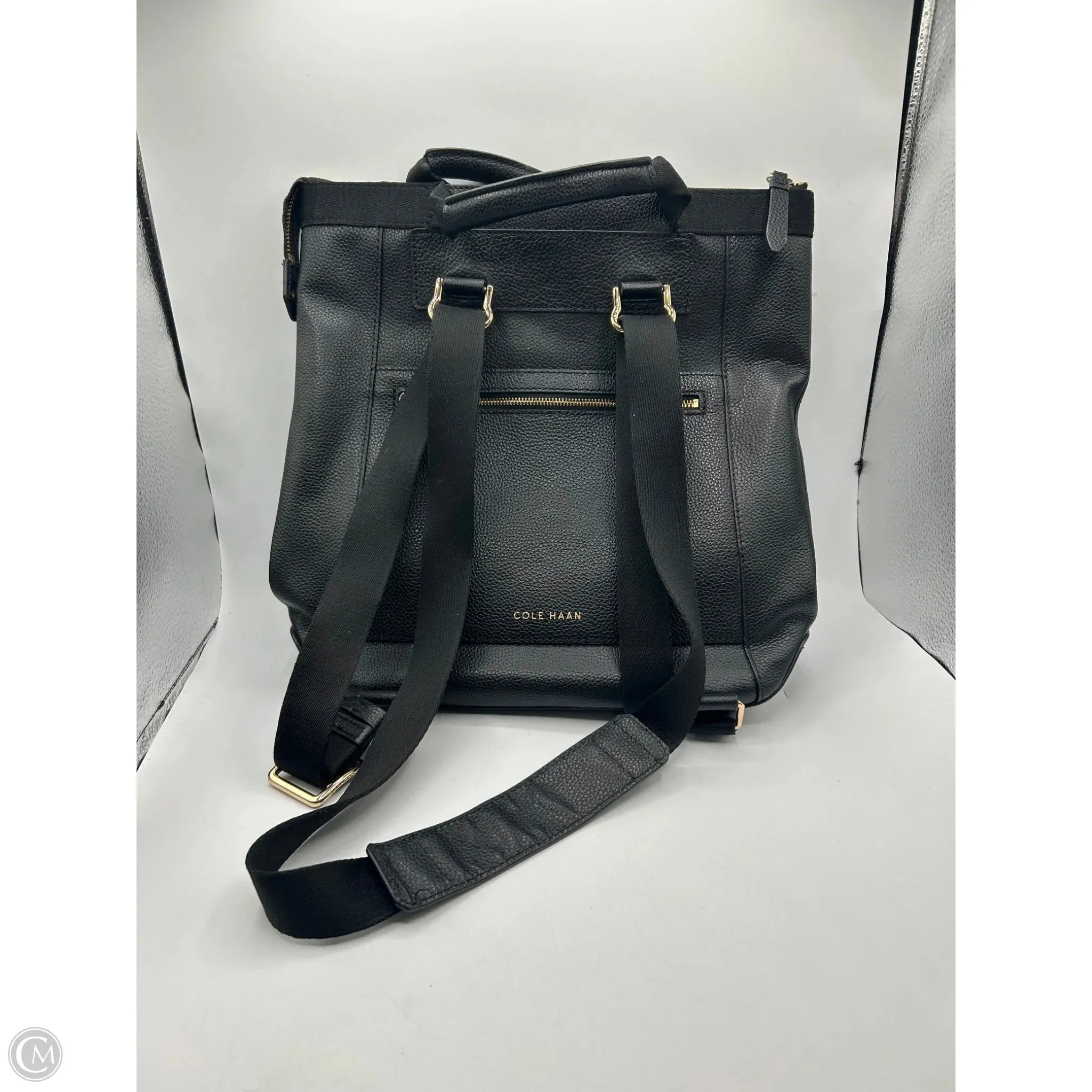 Backpack Leather By Cole-haan, Size: Medium