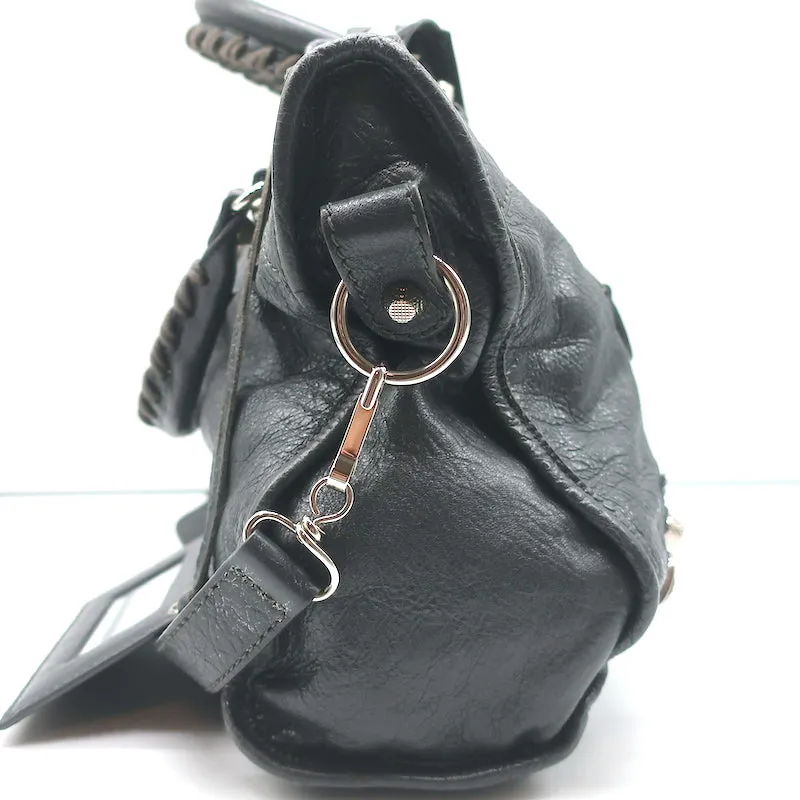 Balenciaga Giant 12 City Bag Dark Gray Leather Medium Tote