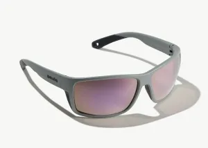 Bales Beach Gray Matte/ Rose Mirror Poly lens