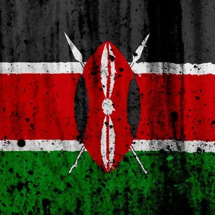 Bandana - Square Bandana  - Kenya Flag