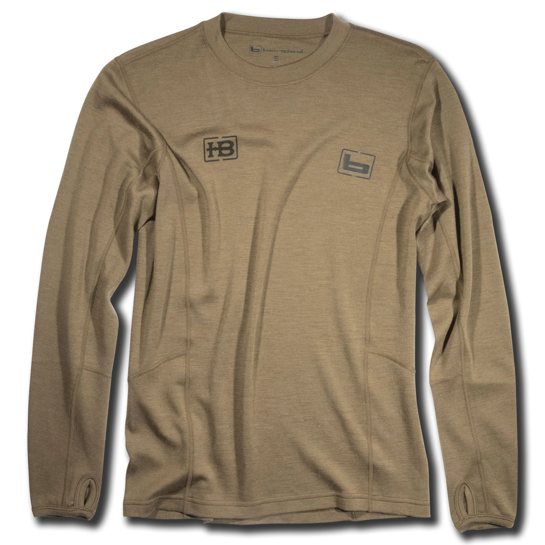 Banded Base Merino Wool Crew Top