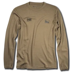 Banded Base Merino Wool Crew Top