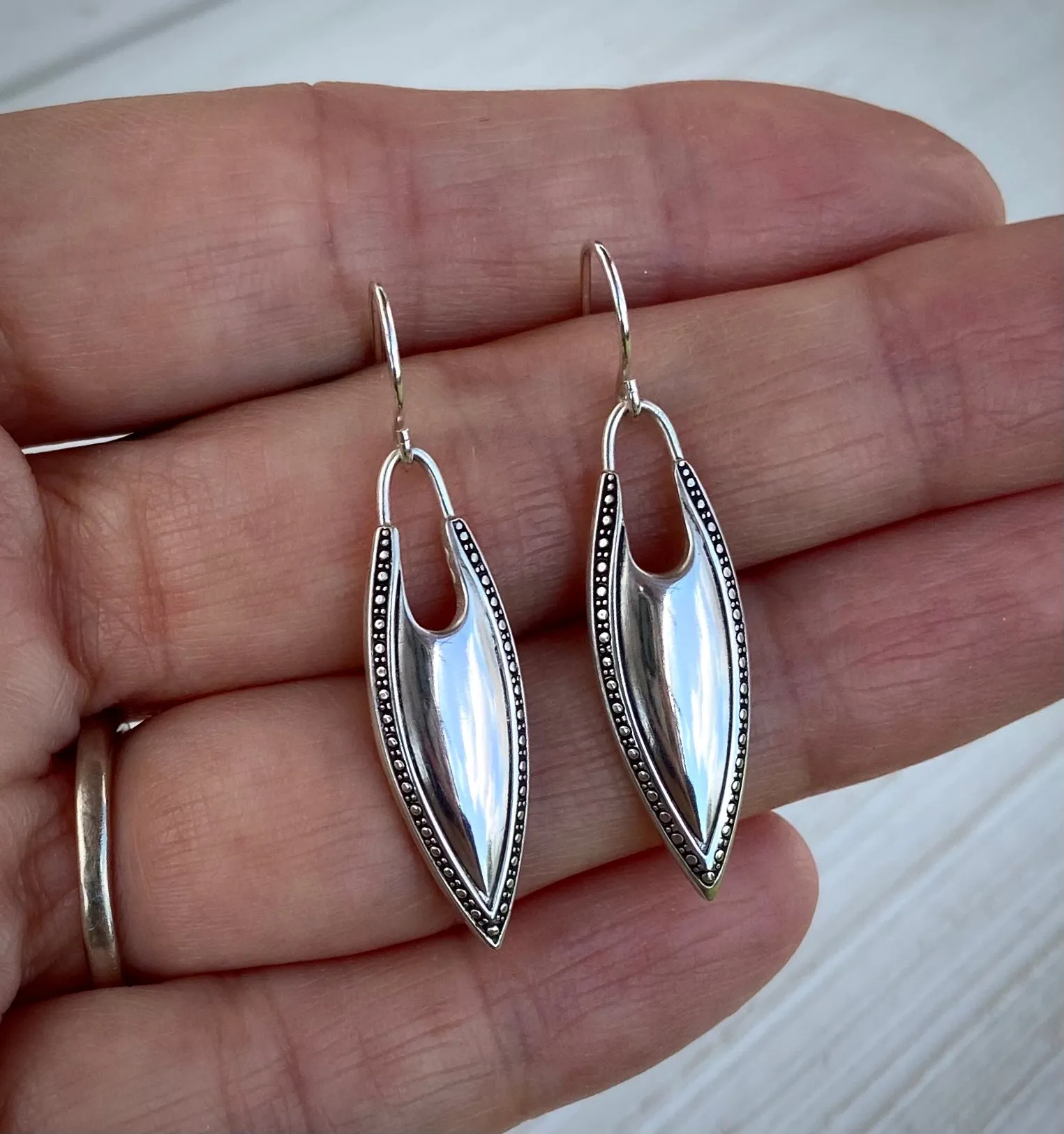 Beaded Teardrop Earrings