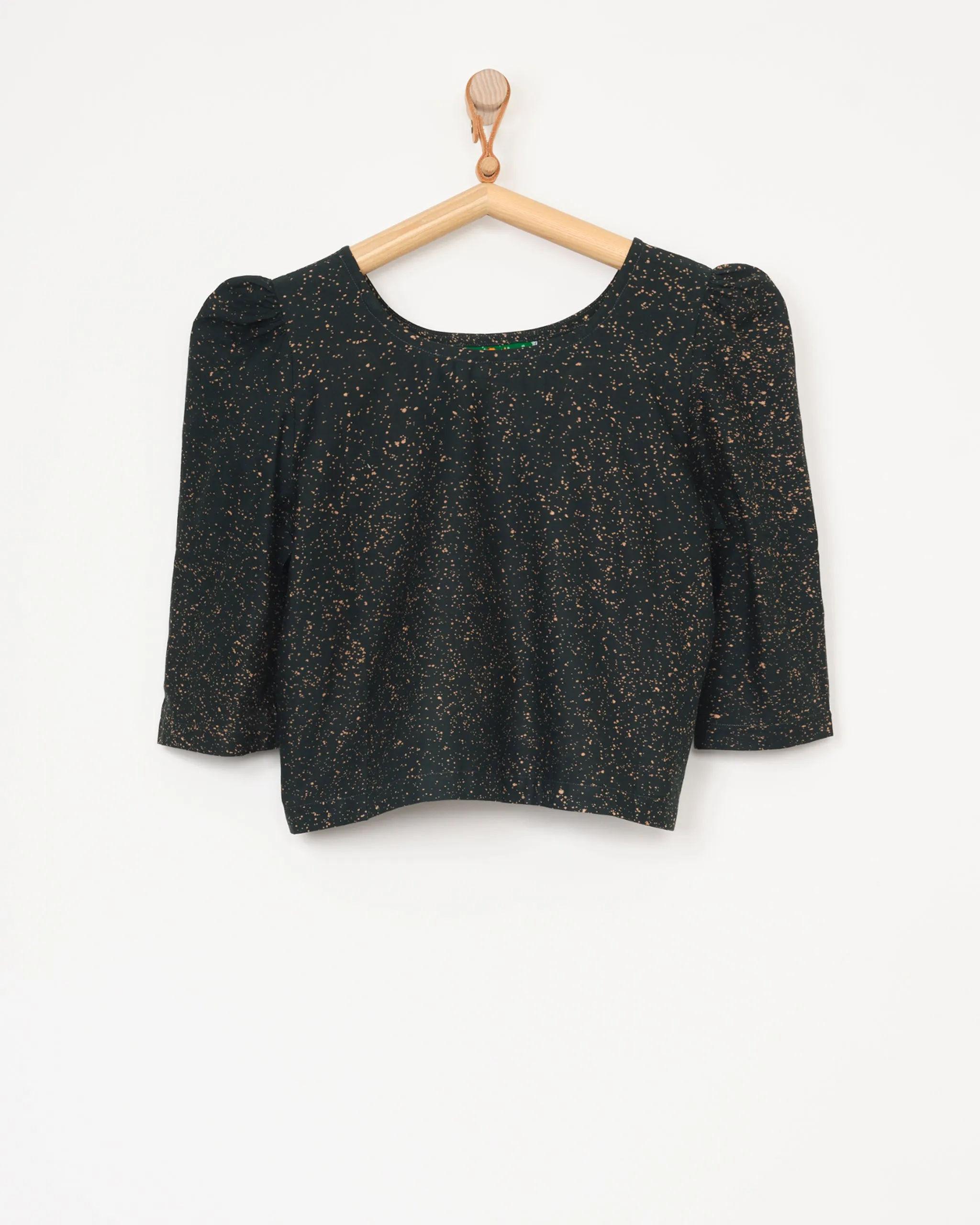 Bega Blouse in Forest Speckle