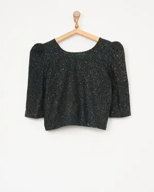 Bega Blouse in Forest Speckle