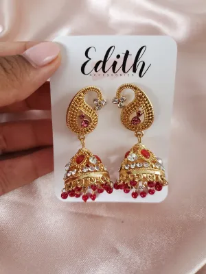 Bell Jhumka Statement Earrings